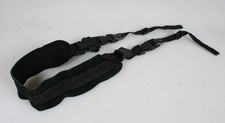 VINTAGE 1960S CAMERA STRAP BLACK LEATHER