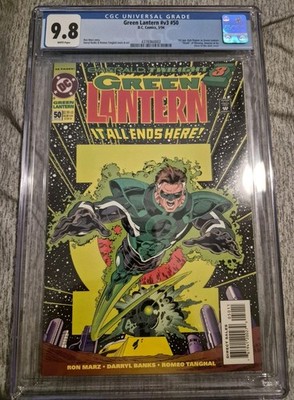Green Lantern #50 CGC 9.8 1st appearance Kyle Rayner as Green Lantern . 