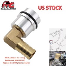 Billet Crankcase Breather Upgrade Adaptor 1.8t 20v For Vw Golf Seat Audi A3 A4