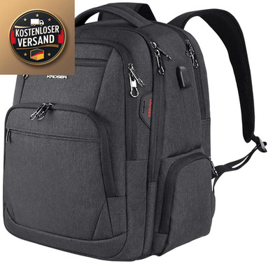 KROSER Laptop Backpack 17-17.3 Inch Business Backpack School Backpack