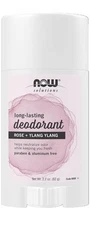 NOW Foods Solutions, Long-Lasting Deodorant Stick, Rose and Ylang Ylang... 