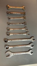 Lot Of 9 Open Box End Wrenches Misc Brands And Sizes See Details