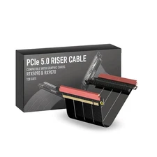 LINKUP PCIe 5.0 Riser Cable for Vertical GPU Mount PCIE 4.0 RX 7900 RTX 5090