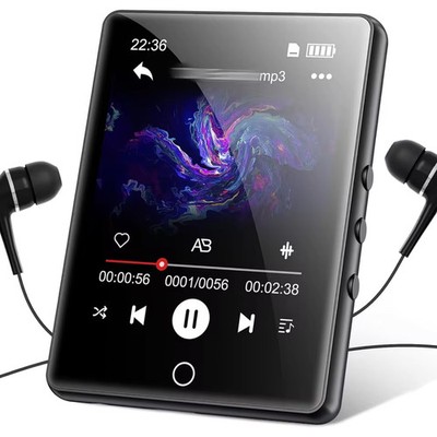 64GB MP3 Player Bluetooth 5.3, 2,8 Zoll Touchscreen Musikplayer MP3Player mit...