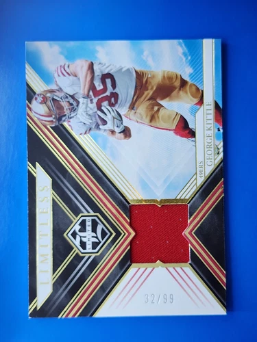 2022 Panini Limited - Limitless Materials George Kittle #LM-GKI /99 (MEM)