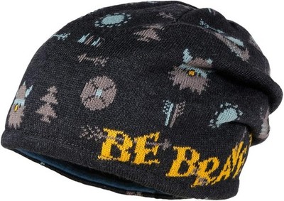 maximo Boys' Children's Hat with Jersey Lining, Grey, 49 cm