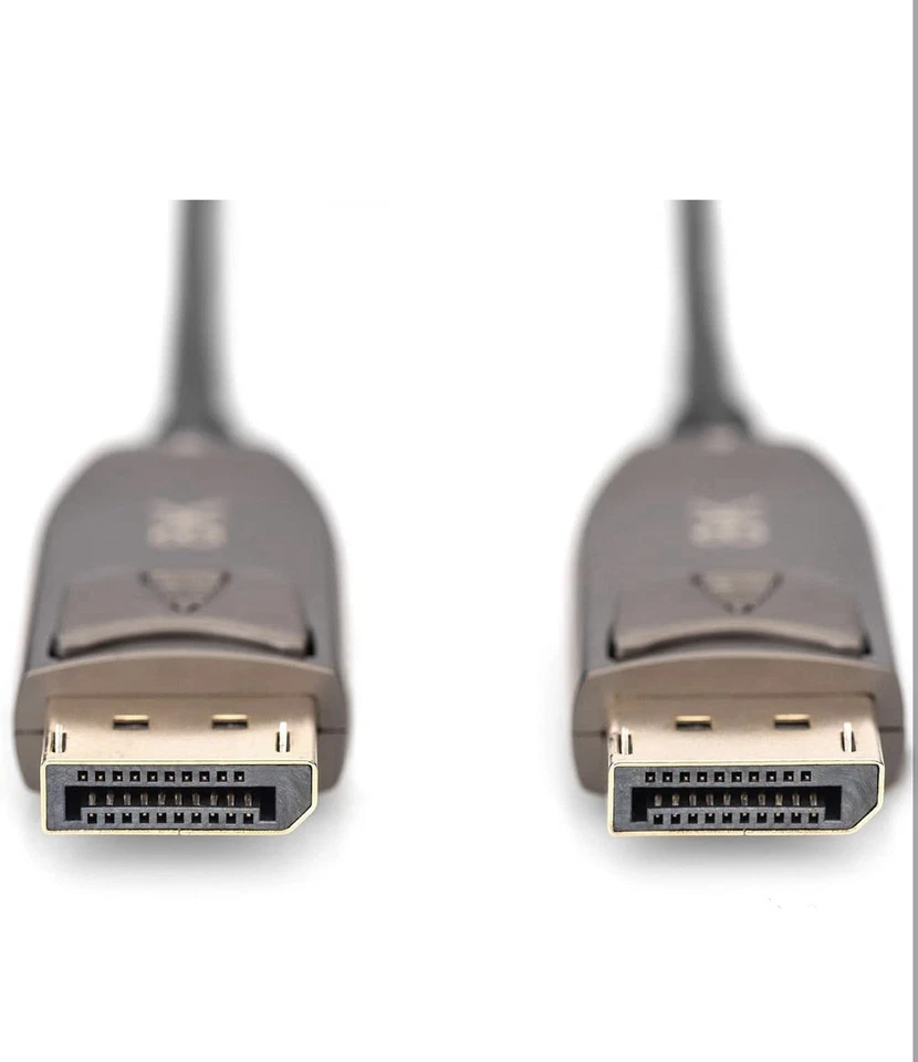 DIGITUS DisplayPort AOC Hybrid Glasfaserkabel, UHD 8K,15m AK-340107-150-S - Bild 4 von 4