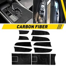 3D Carbon Fiber Sticker Fits 2006-12 LEXUS IS250 Gear Shift Box Panel Trim Cover