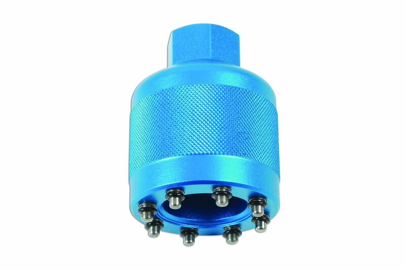Douille de fourche Laser Tools avec empreinte 8 ergots pour bouchon Öhlins FG811