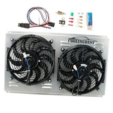 Aluminum Radiator Shroud Fan for 1994-2005 Chevy Blazer S10/ GMC Jimmy