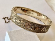 VINTAGE WINARD 12K GOLD FILLED HINGED BRACELET K1