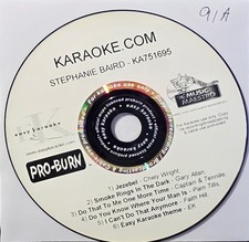 91A    CUSTOM KARAOKE.COM  KARAOKE CDG LOT LONG DRIVE