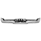 Fit For RAM 1500 2019-2024 w/ Dual Exhaust Chrome Steel Rear Bumper Face Bar