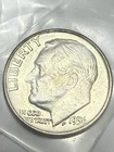 1956 D Roosevelt Dime 90% Silver US Coin UNCIRCULATED #28