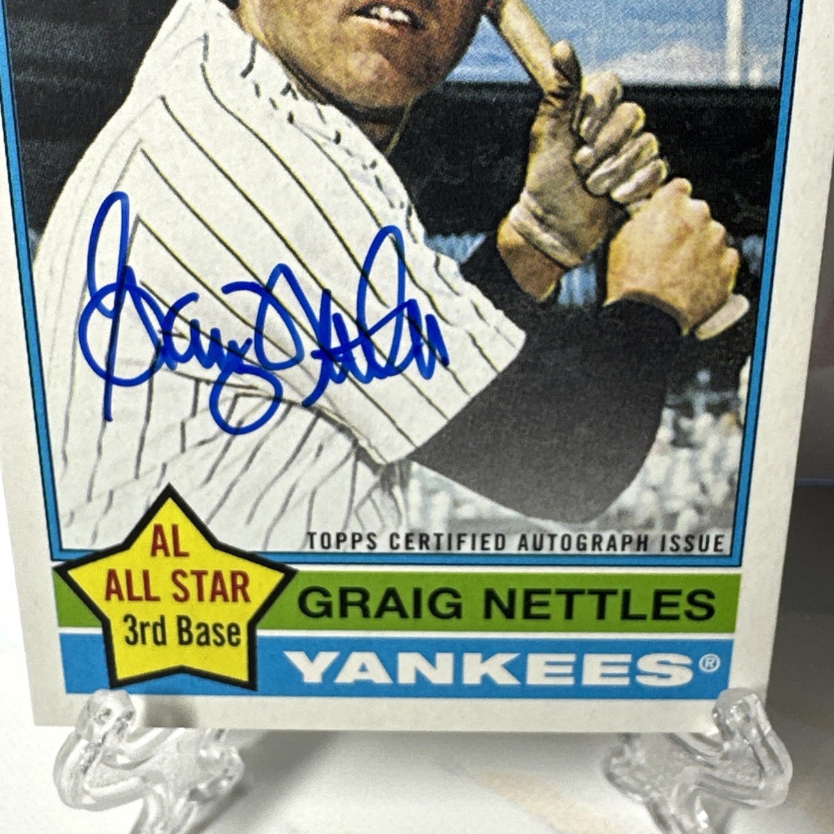 Graig Nettles 2025 Topps Heritage All Star Auto #76RO-GN New York