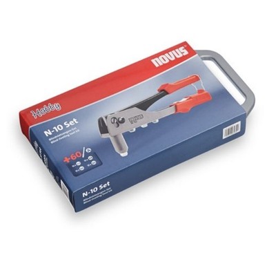 Novus Blindnietzange N-10 Set im Koffer inkl. 60 Alu Blindnieten