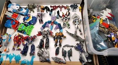 HUGE Lot of Transformer Action Figures Studio Modern Some Vintage SEE ALL PICS