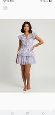 LoveShackFancy x Target Lou Mini Dress XS Ruffle Tiered Romantic Cottagecore
