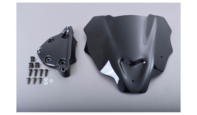 Schwarze Blase Double Curved / Windsprung für Yamaha MT07 MT-07 2021-2022