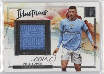 2022 Panini Impeccable Premier League Illustrious Materials 3/49 Phil Foden 8ky