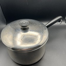 Revere Ware 4 Quart Sauce Pot Stainless Copper Clad w Lid