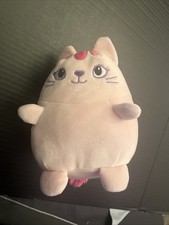 Animal Adventure Squeeze Pink Cat Kitten Stuffed Plush Toy 8" Squishy