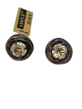 KONPLOTT Ohrstecker Damen Ohrring braun Casual-Look