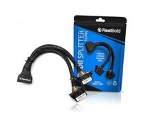 OBD2 Splitter 16 Pin OBD II Splitter Extension 1x Male and 2X Female Extension