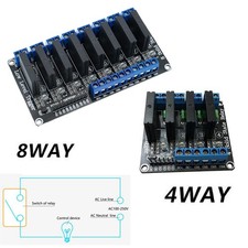5V SSR G3MB-202P Solid State DC Relay Module 4/8 Channel For Arduino NEW