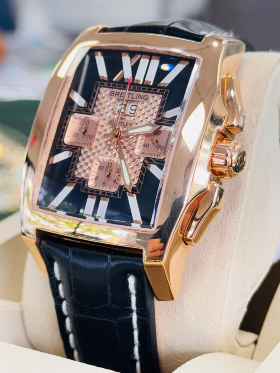 Preços baixos em Breitling for Bentley - 44 mm, Rose Gold | eBay