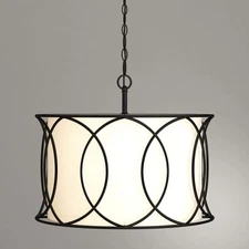 Canarm 3-Light Chandelier, 20.5" x 20.5" x 17.5", Oil Rubbed Bronze