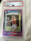 2024 Panini Donruss - Rated Rookie Bo Nix #369 Optic Preview Pink Prizm (RC)