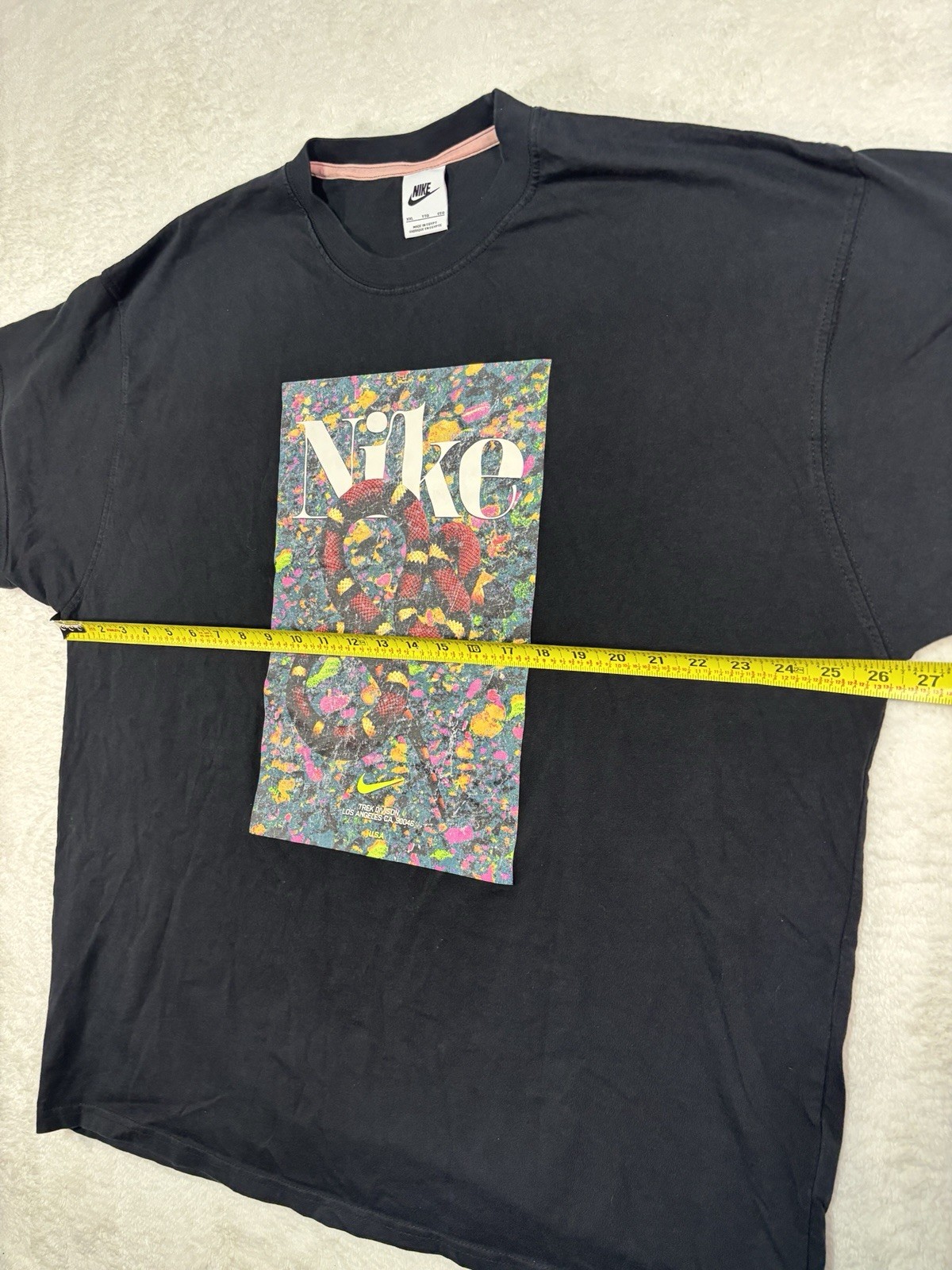 Nike Sportswear Snake Graphic Print T-Shirt Black DV0001 Men’s Size 2XL thumbnail 9