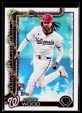 2025 Topps Holiday #H94c James Wood Washington Nationals