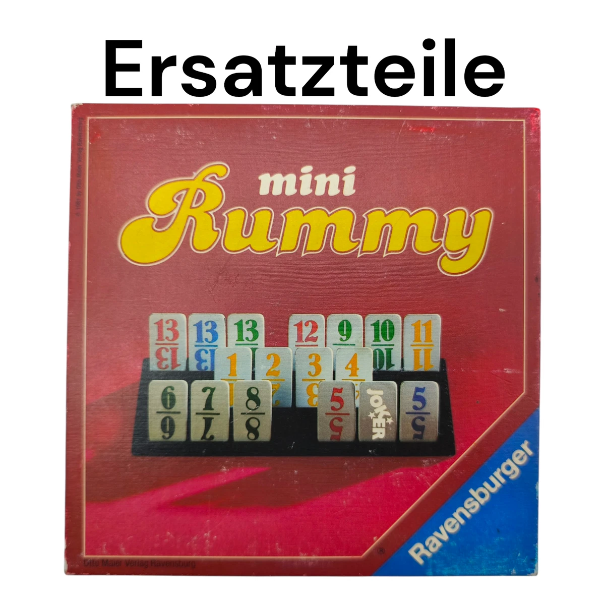 Jeu de société complet RUMMY - Ravensburger - 1980