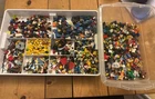 Massive Lego Minifigure Lot  Star Wars Ninjago LOTR Weapons Accessories Parts