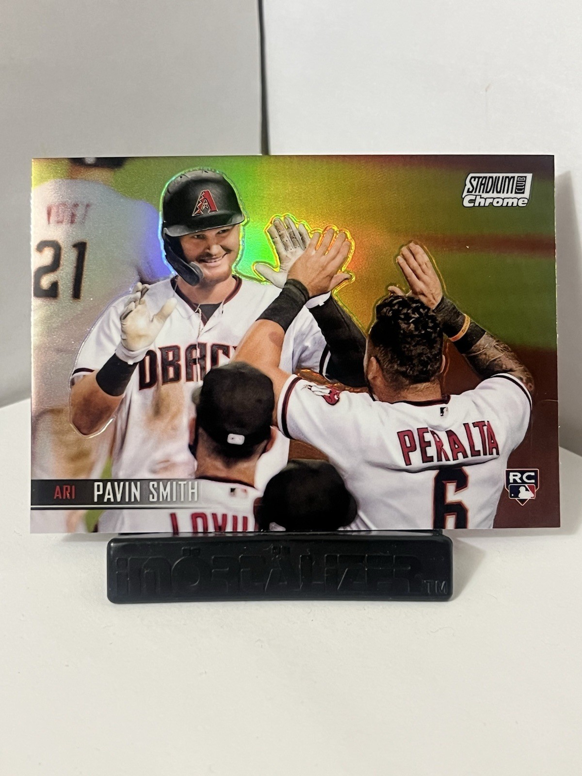 2021 Topps Stadium Club Chrome PAVIN SMITH Refractor RC DIAMONDBACKS #142