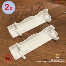 2x Seitenteil Eckschiene abgerundet passend für Kermi Typ 11-33 Heizkörper 135mm