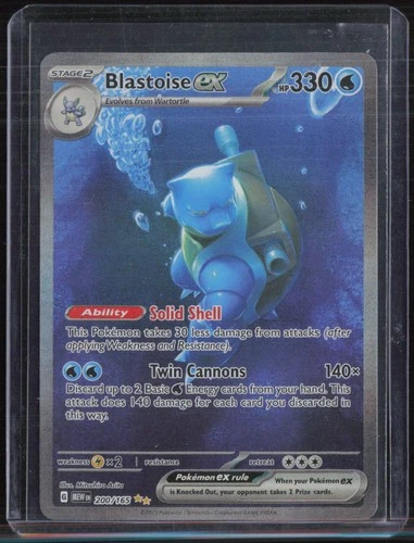 2023 Pokemon MEW EN Special Illustration Rare #200 Blastoise ex