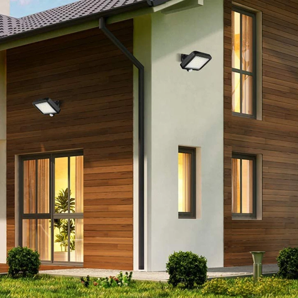 2PCS Solar Street Light Outdoor Commercial 120000lm Waterproof Garden Fence Yard - Image 4 of 4