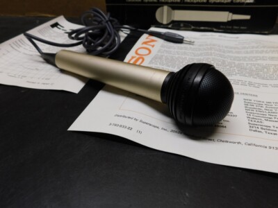Vintage SONY F-27 Cardioide Dynamic Microphone | eBay