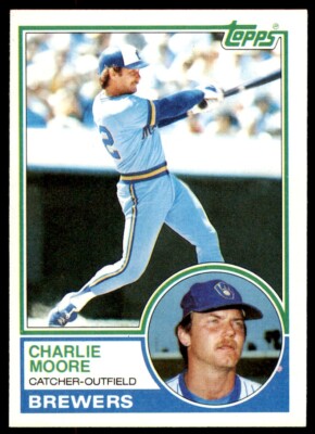 1983 Topps #659 Charlie Moore Milwaukee Brewers | eBay
