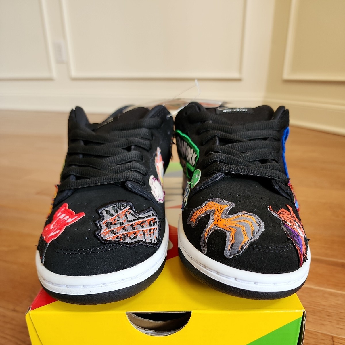 【人気・新品未使用】Nike SB Dunk Low Pro QS 27.5㎝ Size 7.5 - Nike SB Dunk Low Pro QS Black/Multicolor/White