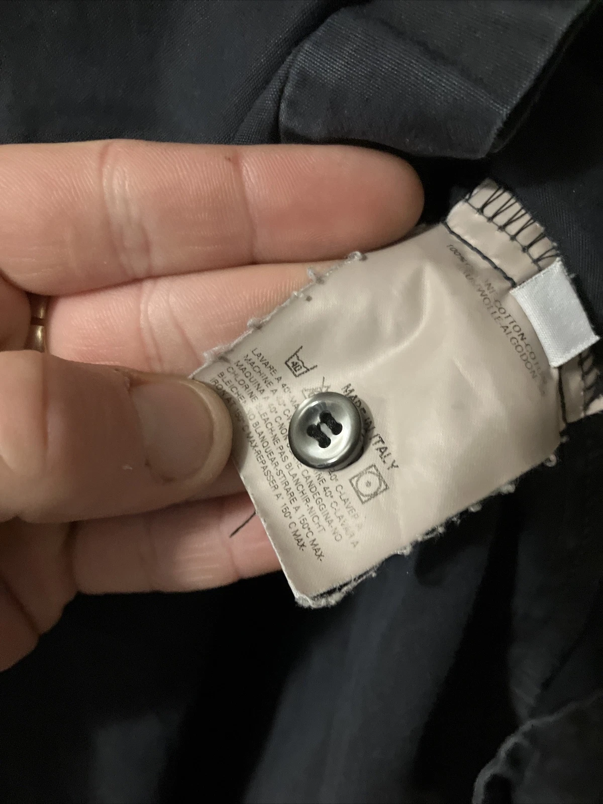 Abito sopra camicia donna Maison Maison Margiela nero lungo vestibilità ampia taglia 44