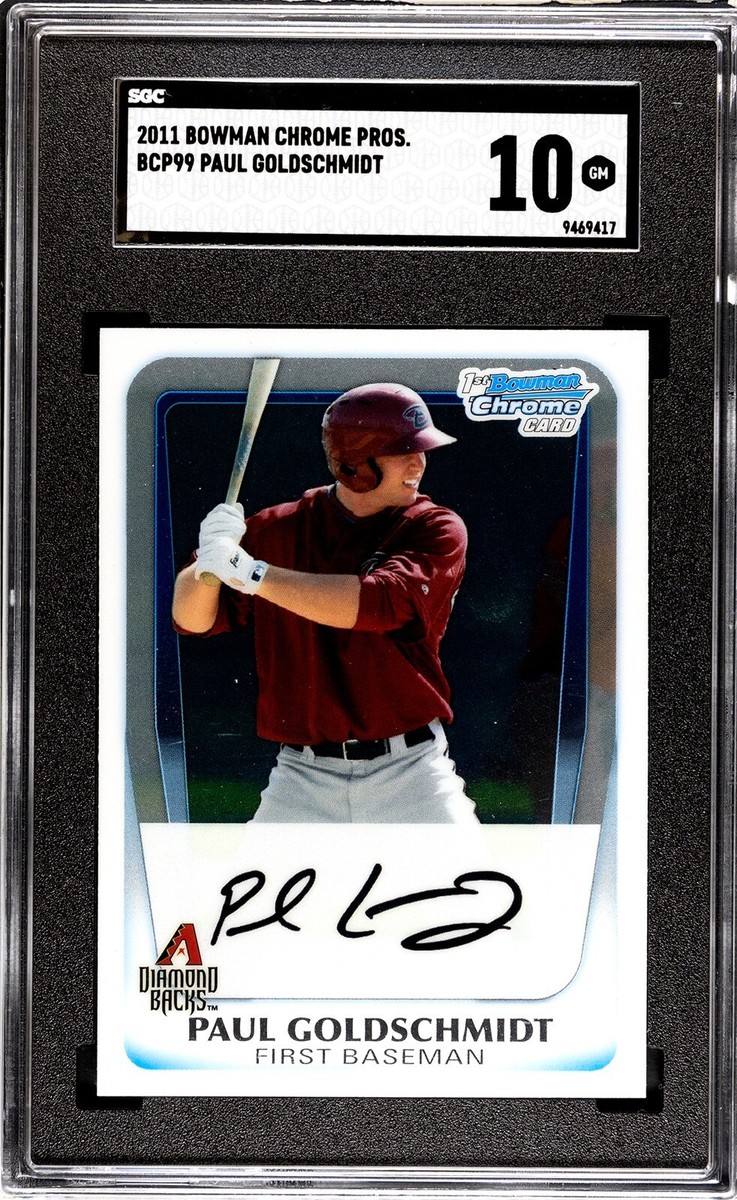 2011 Bowman Chrome 1st Prospects #BCP99 Paul Goldschmidt Rookie 