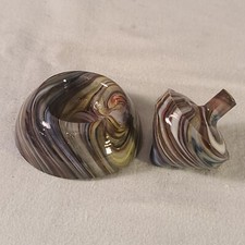 ANDY DAVIS, Glass Art Spinning Top  Base, Joker's Run  , 265O