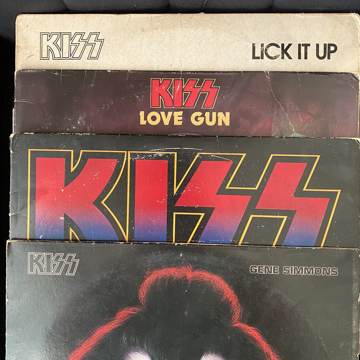 Kiss Vinyl Records Set of 4 - Classic Albums Collection-image