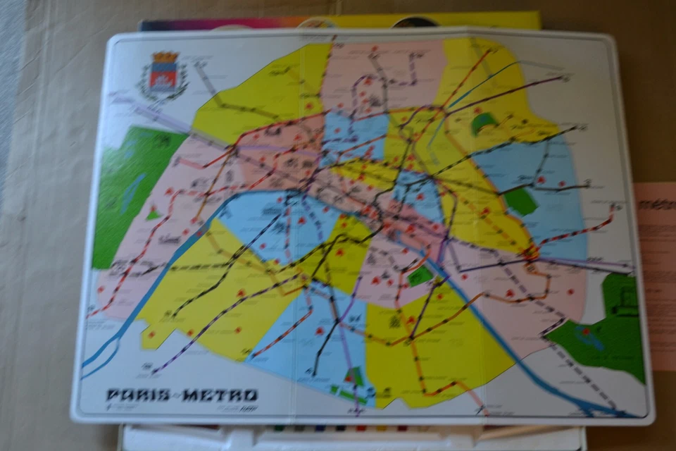 RARE ANCIEN JEU DE société PARIS METRO ( EDITION LAVAUZELLE ) 265A89J/58321 - Photo 3/4