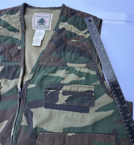 Northwest Territory Camo Hunting Vest Size Large. Free Shipping - Picture 5 of 18