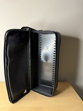 Vintage "Audio Accents" Cassette Holder   Holds 15 W- Cases  Padded